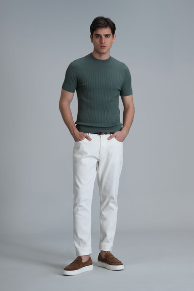 Class Men's Sweater Smoke Green - 2