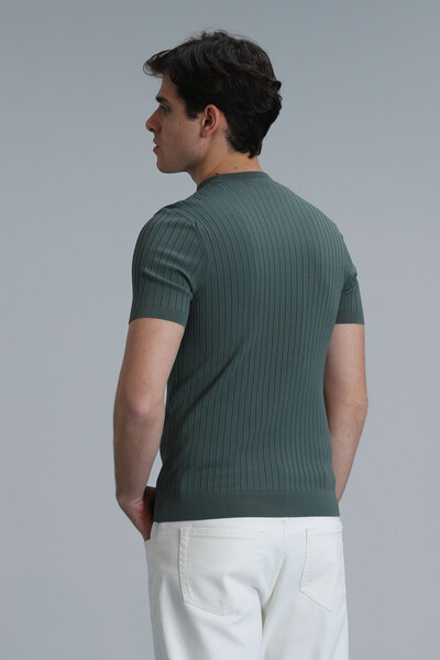 Class Men's Sweater Smoke Green - 6
