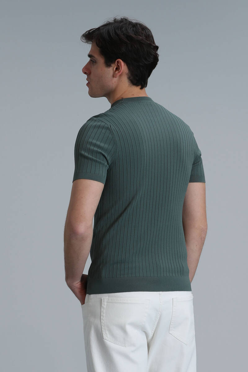 Class Men's Sweater Smoke Green - 6