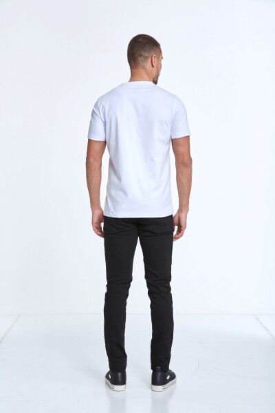 Clipper Printed Men's T-Shirt White - 5