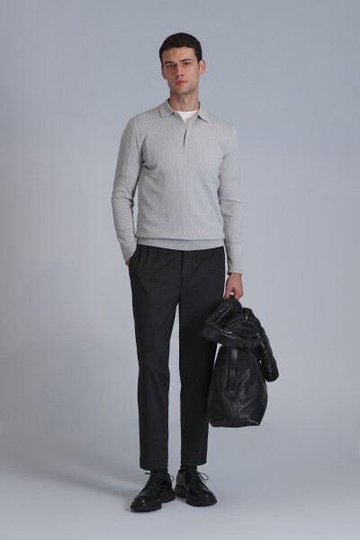 Clos Sports Men's Chino Pants Slim Fit Black - LUFIAN (1)