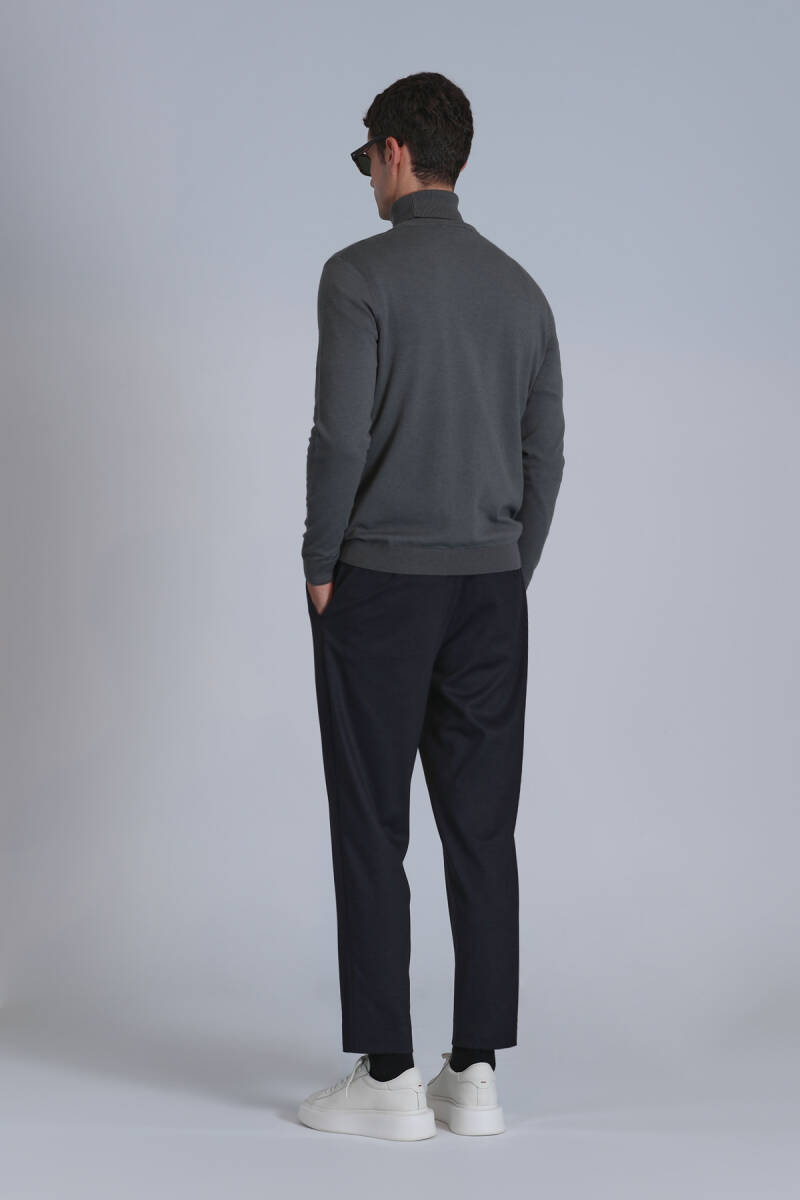 Clos Sports Men's Chino Pants Slim Fit Navy Blue - 6