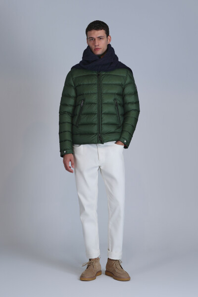 Clow Goose Down Men's Coat Green - 1