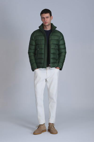 Clow Goose Down Men's Coat Green - 2