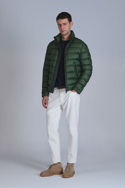 Clow Goose Down Men's Coat Green - 4