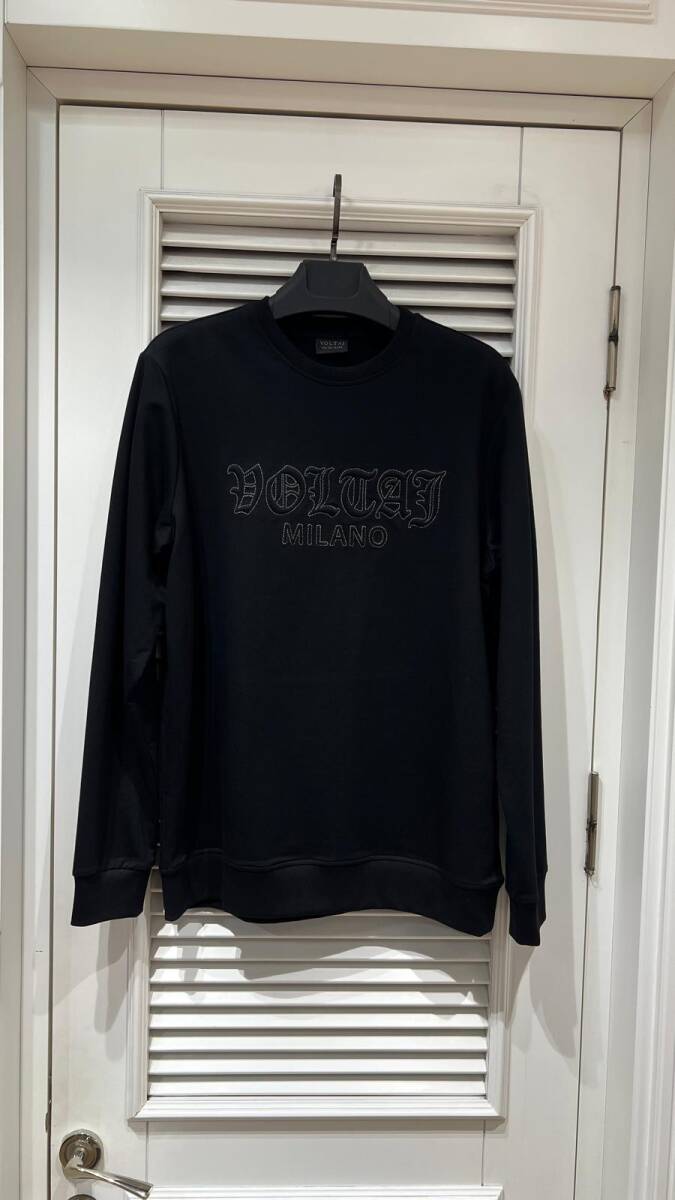 Cora Bisiklet Yaka Erkek Sweatshirt Siyah - 1