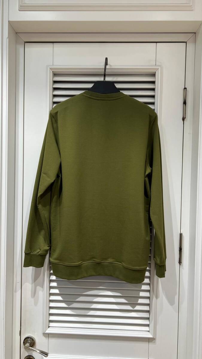 Cora Bisiklet Yaka Erkek Sweatshirt Yeşil - 2