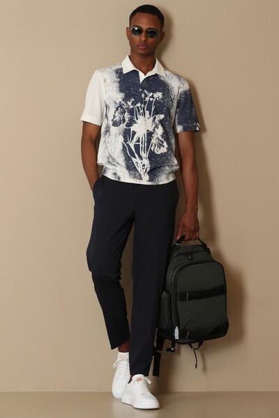 LUFIAN - Coral Smart Men's Polo T-Shirt (1)