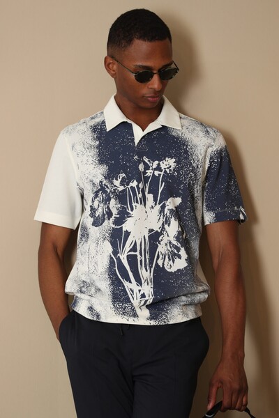 LUFIAN - Coral Smart Men's Polo T-Shirt