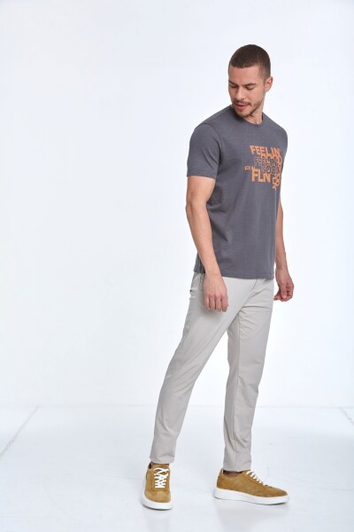 Cortez Printed Men's T-Shirt Anthracite - 2