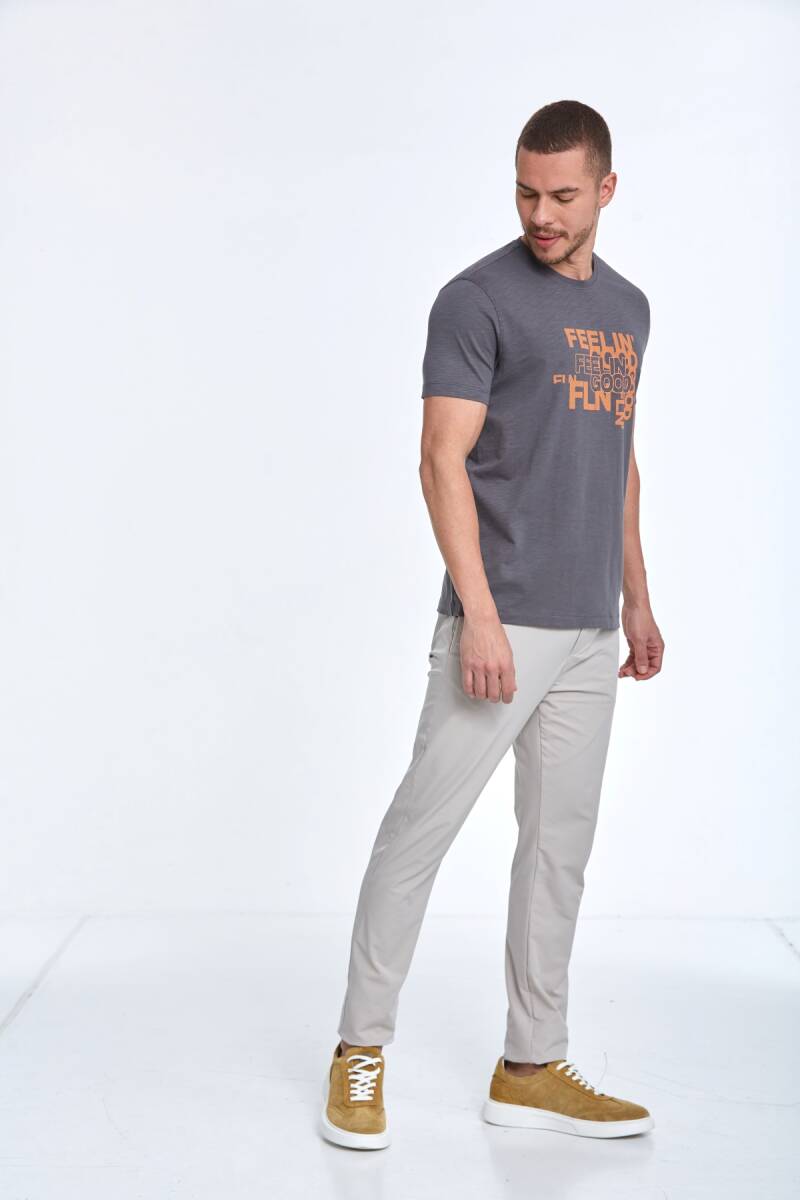 Cortez Printed Men's T-Shirt Anthracite - 2