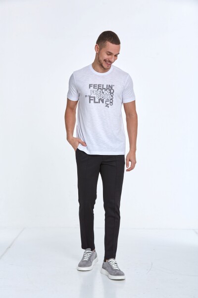 Cortez Printed Men's T-Shirt White - 2