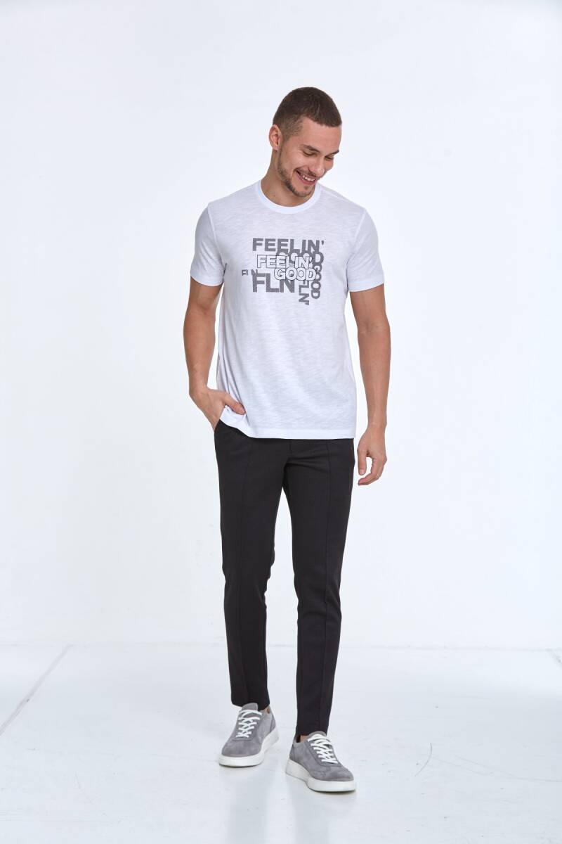 Cortez Printed Men's T-Shirt White - 2