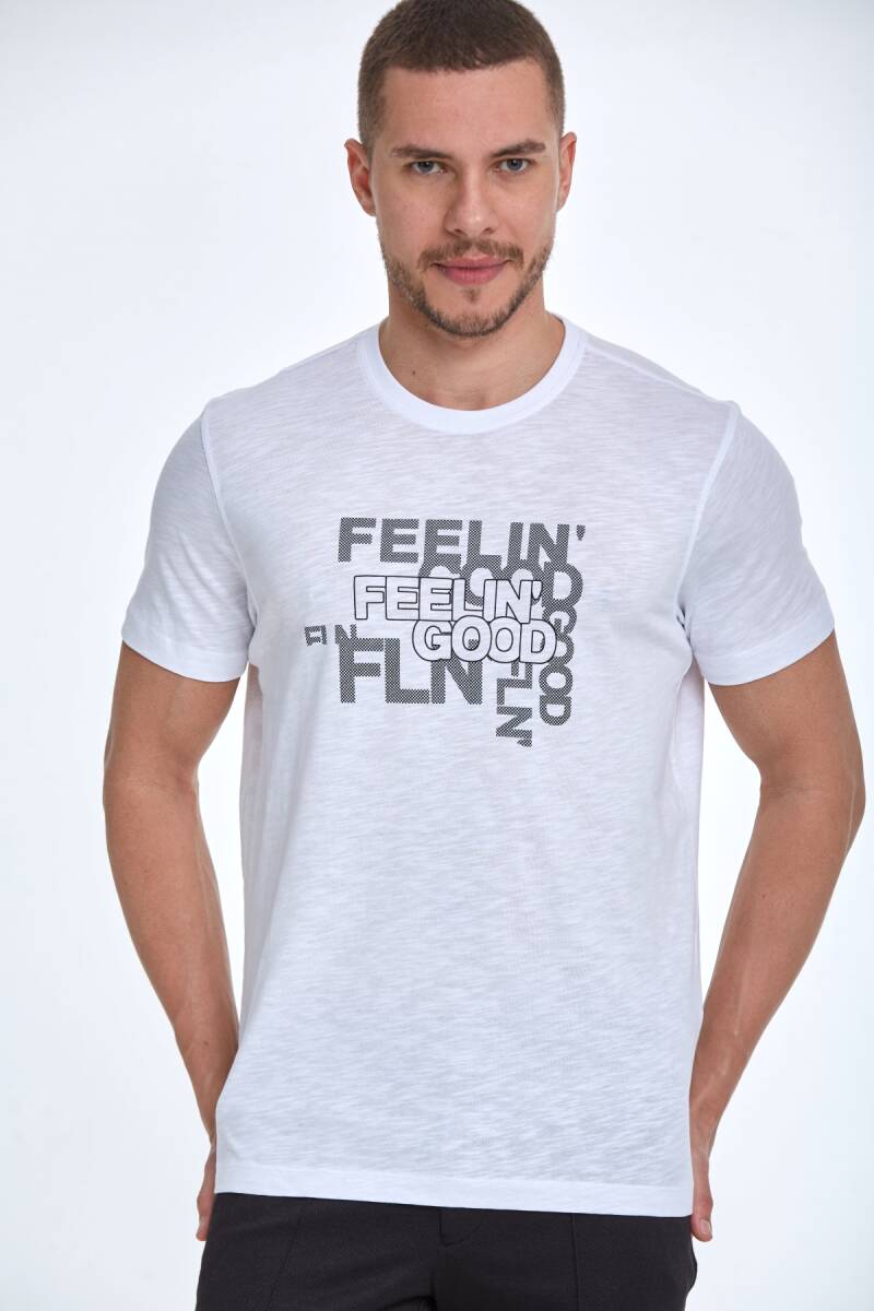 Cortez Printed Men's T-Shirt White - 1