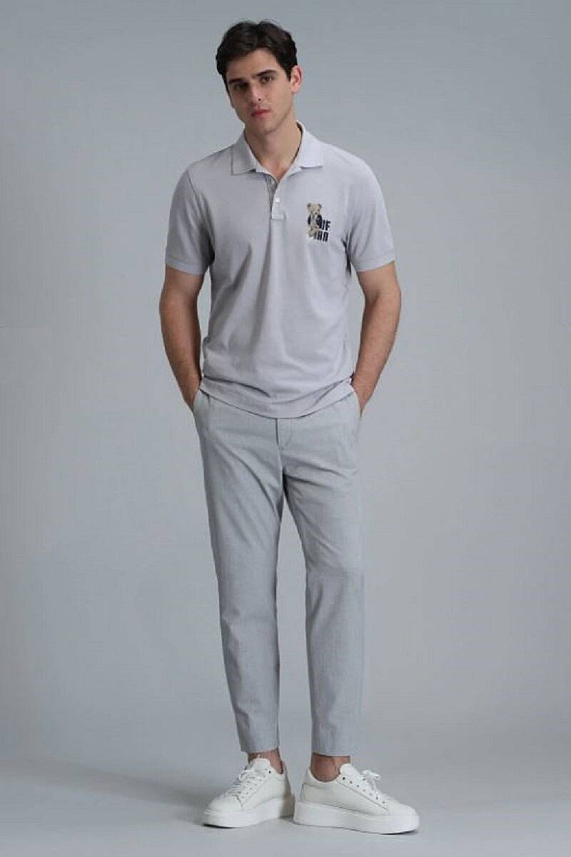 Crystal Smart Erkek Polo Tişört Gri - 2