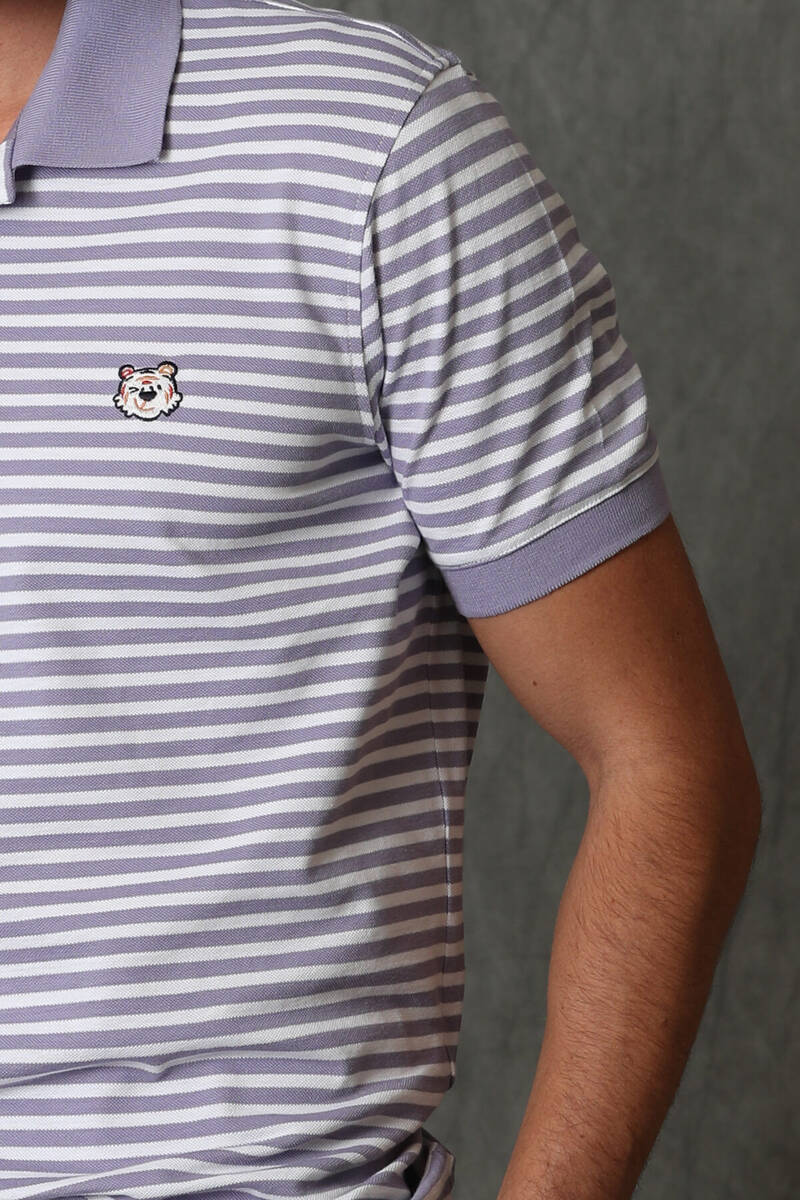 Daısy Smart Erkek Polo Tişört Lila - 3