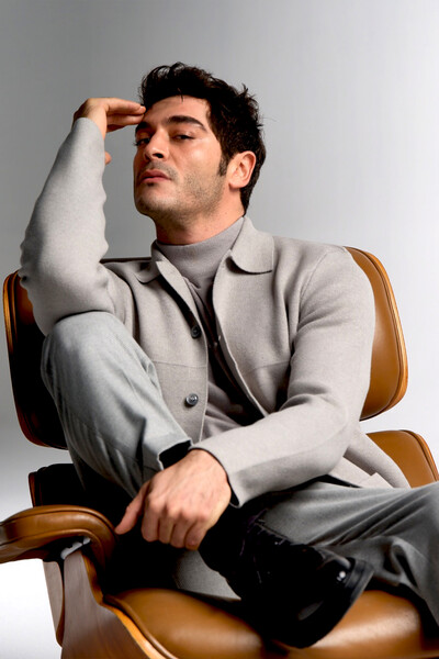 Daks Men's Cardigan Light Gray - 2