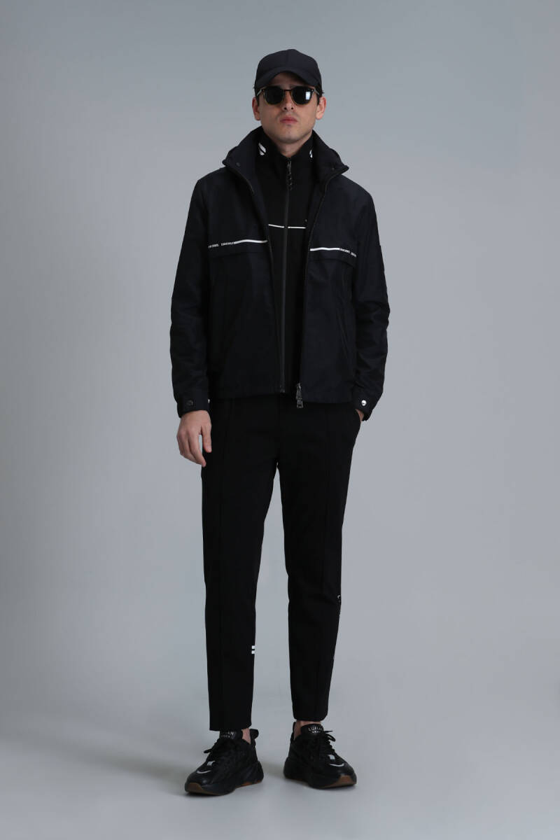 Damon Men's Coat Black - 2