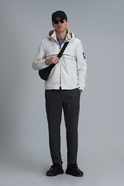 Damon Men's Coat Ecru - 2