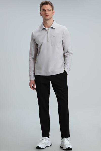 Danı Erkek Sweatshirt Taş - 2
