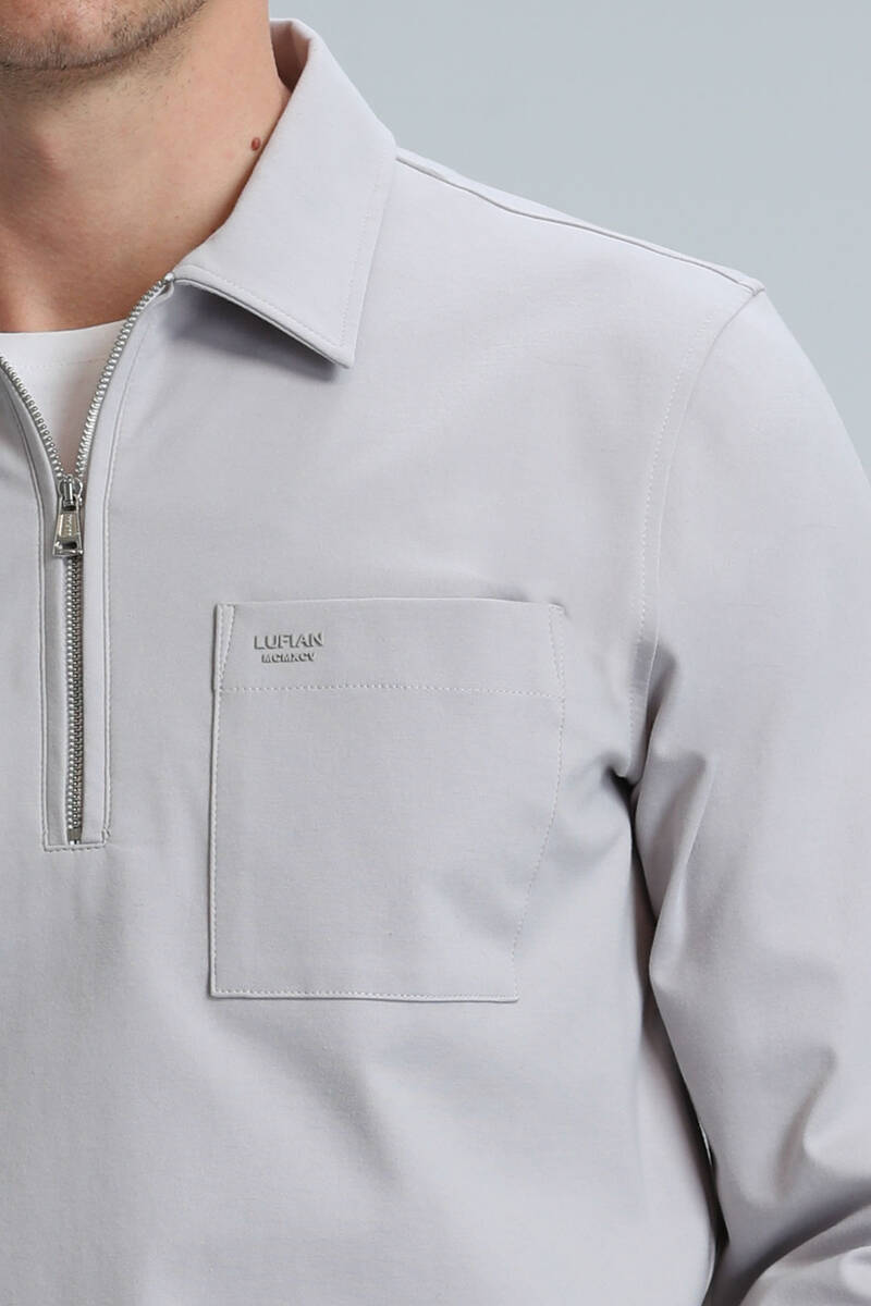 Danı Erkek Sweatshirt Taş - 3