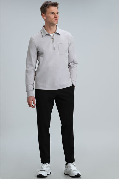 Danı Erkek Sweatshirt Taş - 4