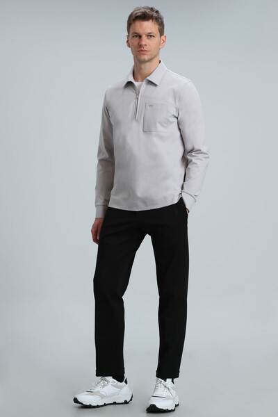 Danı Erkek Sweatshirt Taş - 5