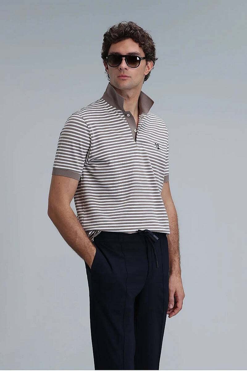 Danı Smart Erkek Polo Tişört Toprak - 1