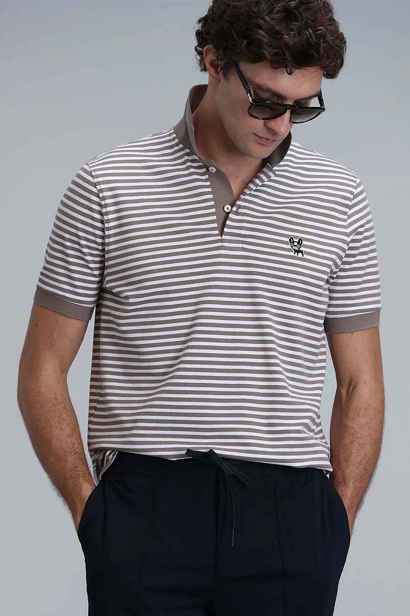 Danı Smart Erkek Polo Tişört Toprak - 5