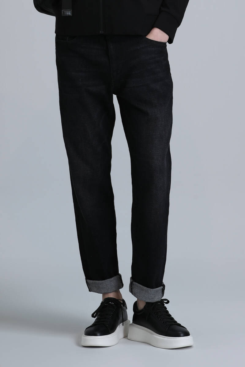 Darcy Smart Jean Erkek Pantolon Regular Fit Siyah - 2