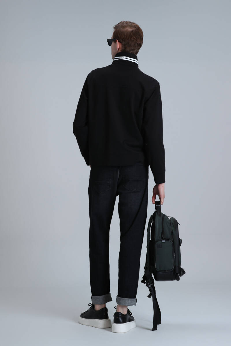 Darcy Smart Jean Erkek Pantolon Regular Fit Siyah - 6