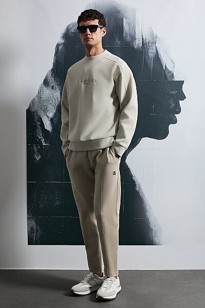 Dark Erkek Sweatshirt Ekru - 3