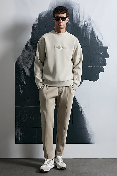 Dark Erkek Sweatshirt Ekru - 4