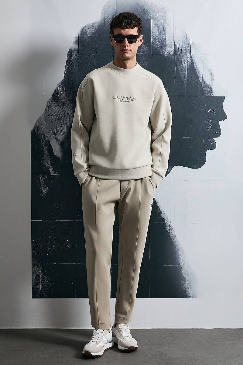 Dark Erkek Sweatshirt Ekru - 4