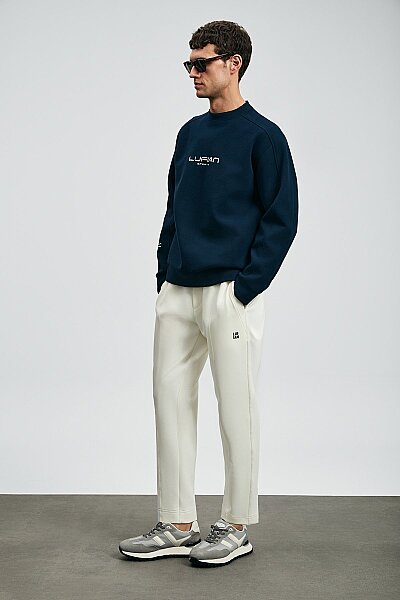Dark Erkek Sweatshirt Lacivert - 3