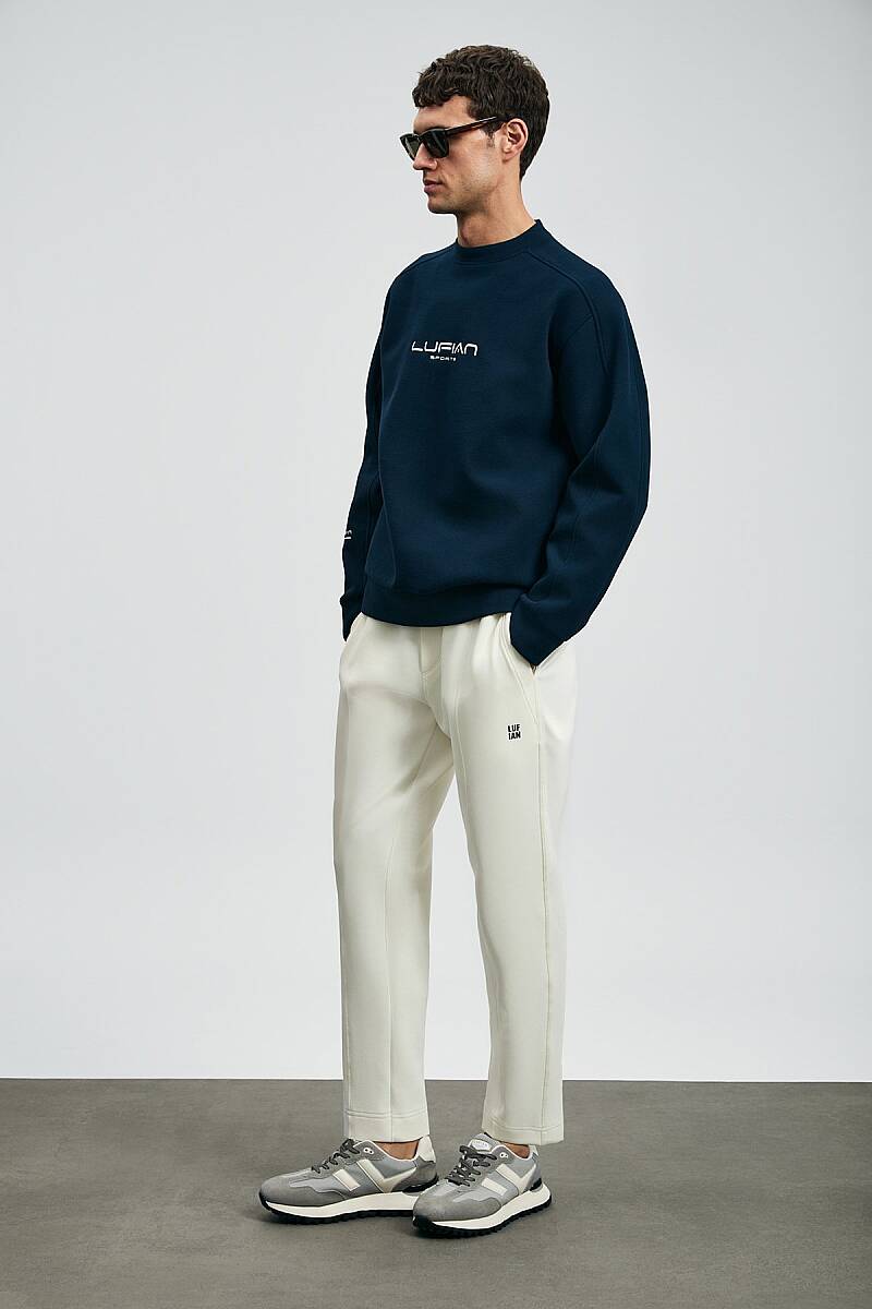 Dark Erkek Sweatshirt Lacivert - 3