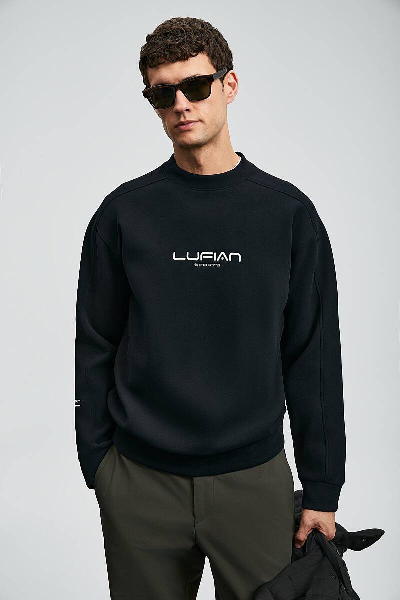 Dark Erkek Sweatshirt Siyah - 1