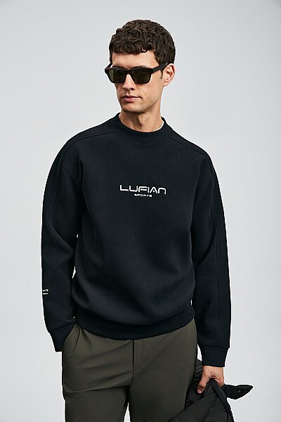 Dark Erkek Sweatshirt Siyah - 3