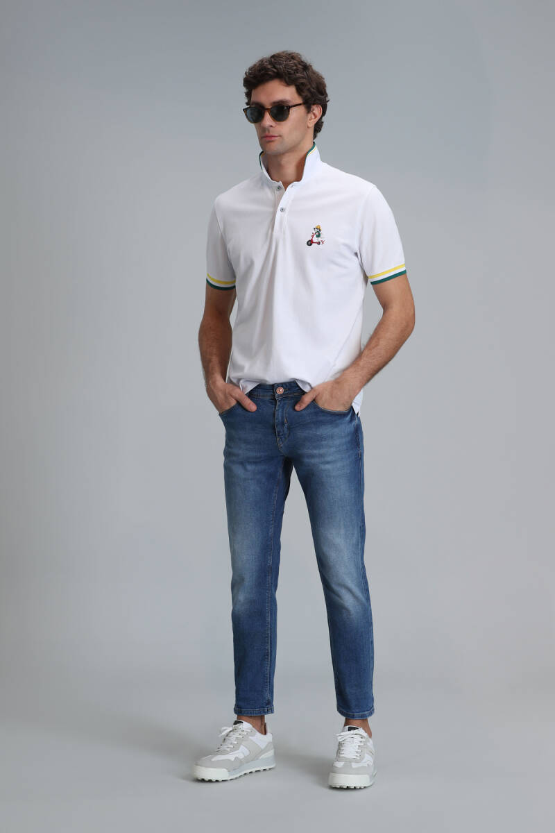 Davıd Smart Jean Erkek Pantolon Regular Fit Mavi - 1