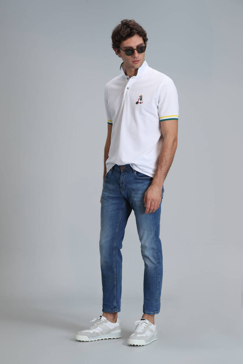 Davıd Smart Jean Erkek Pantolon Regular Fit Mavi - 3