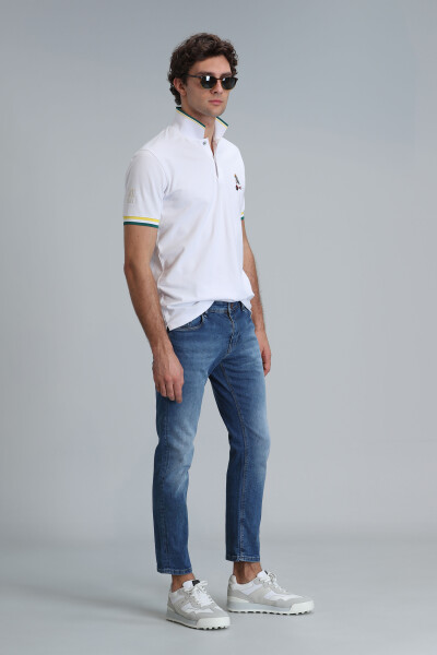 Davıd Smart Jean Erkek Pantolon Regular Fit Mavi - 4