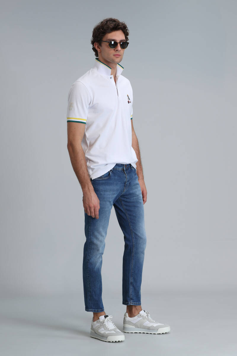 Davıd Smart Jean Erkek Pantolon Regular Fit Mavi - 4