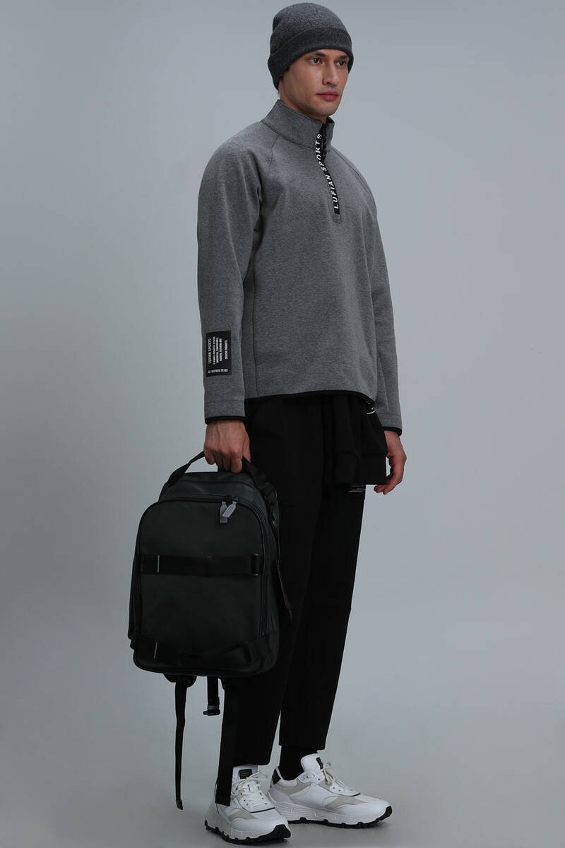 Davın Erkek Sweatshirt Gri - 5