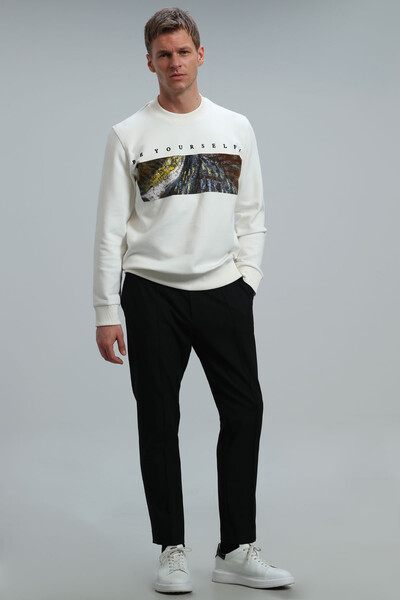 Dean Men's Sweatshirt Off White - 2