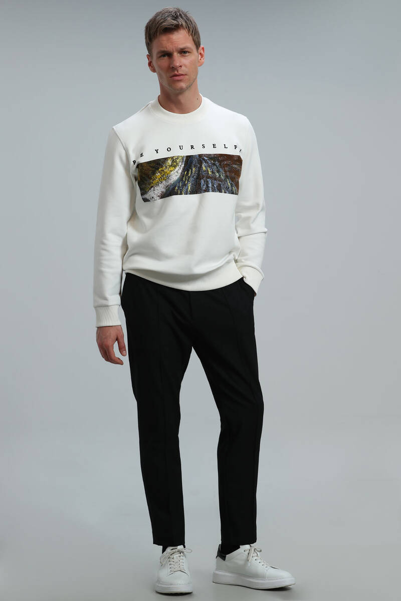 Dean Men's Sweatshirt Off White - 2