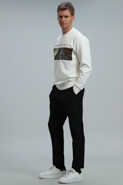 Dean Men's Sweatshirt Off White - 3