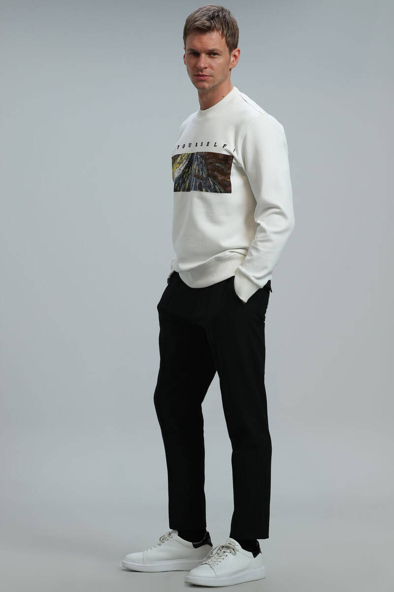 Dean Men's Sweatshirt Off White - 3
