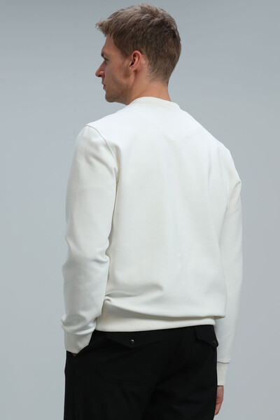 Dean Men's Sweatshirt Off White - 6