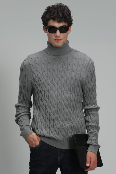 LUFIAN - Denı Men's Sweater Dark Gray