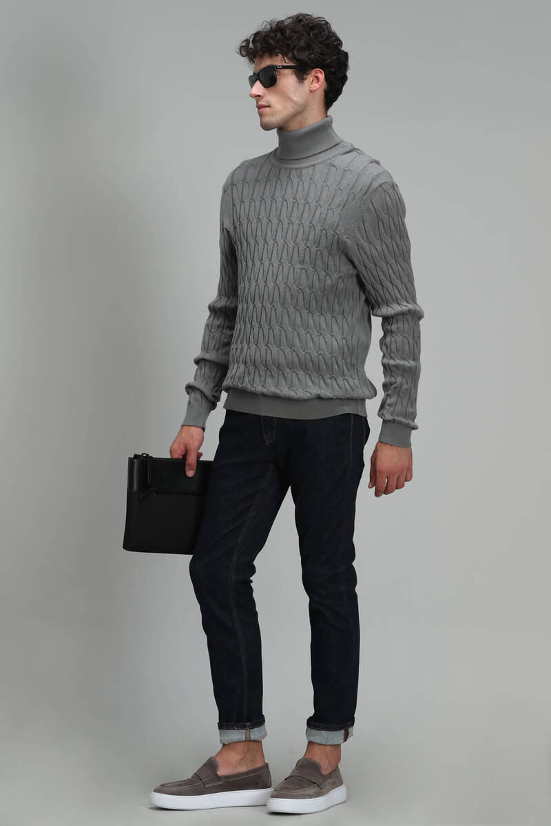 Denı Men's Sweater Dark Gray